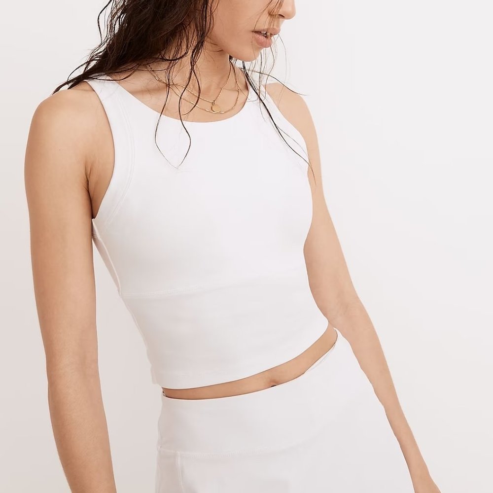 Madewell MWL Flex Cutout-Back Tank Size Medium